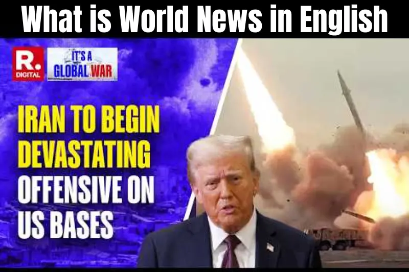 what is world news in english